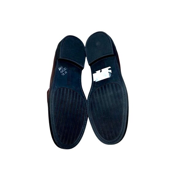 Tommy Hilfiger Womens Twtrevys Burgundy Loafers W/ Gold Logo 11 - Picture 9 of 9